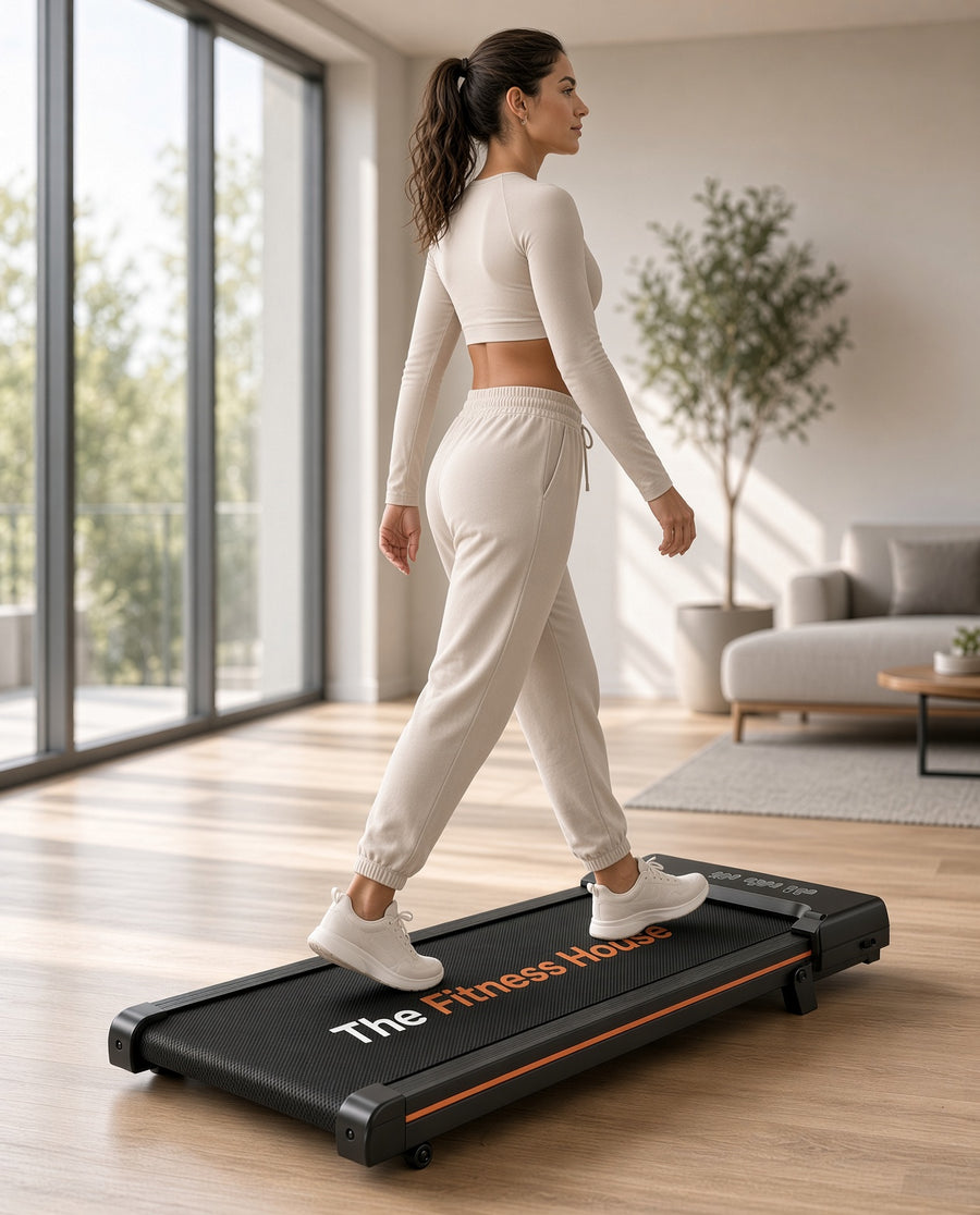 Quiet Incline Walking Pad for Home & Office – Under 45dB, 120kg, App Tracking