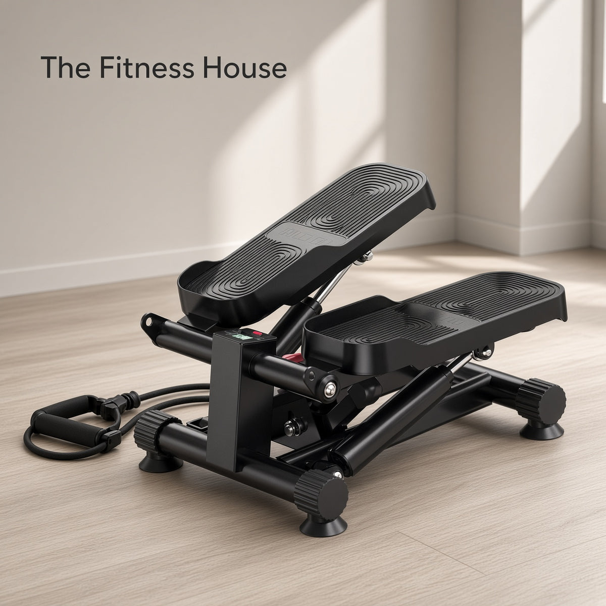 Mini Stepper Exercise Machine, Steppers with Resistance Bands, Step Machine Exerciser for Home