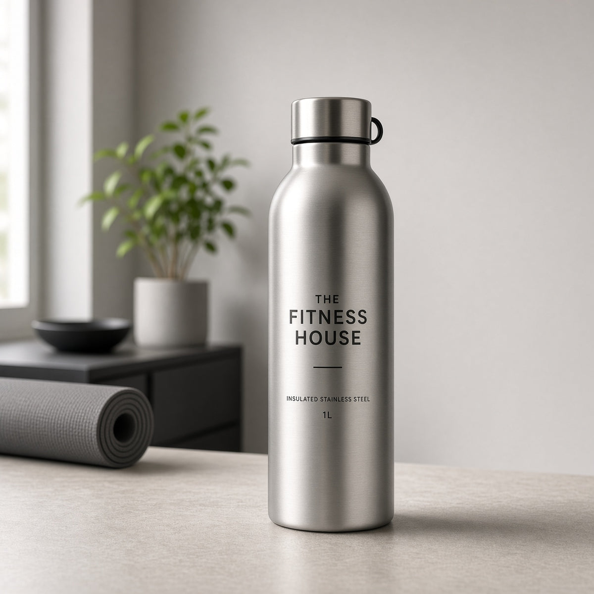 Insulated Stainless Steel Water Bottle 1L
