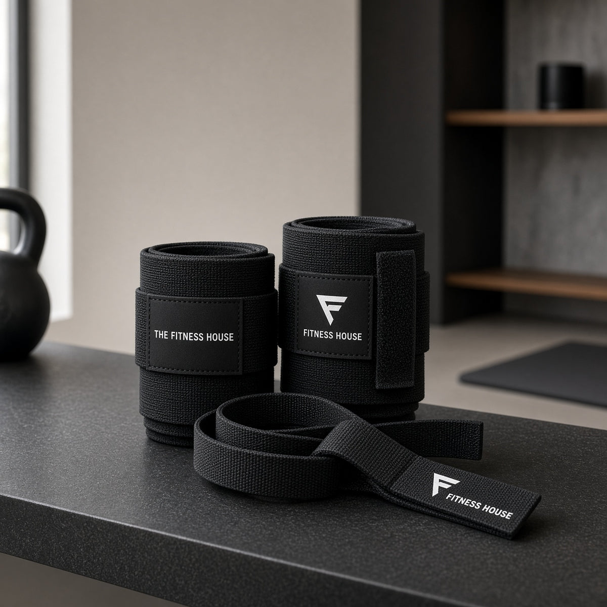 Wrist Wraps & Lifting Straps Set