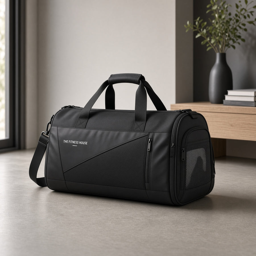 Gym Duffel Bag with Shoe Compartment