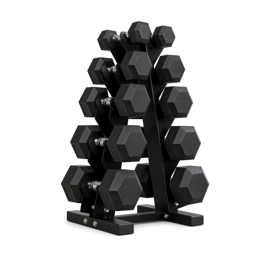 Rubber-Coated Weight Plate Set